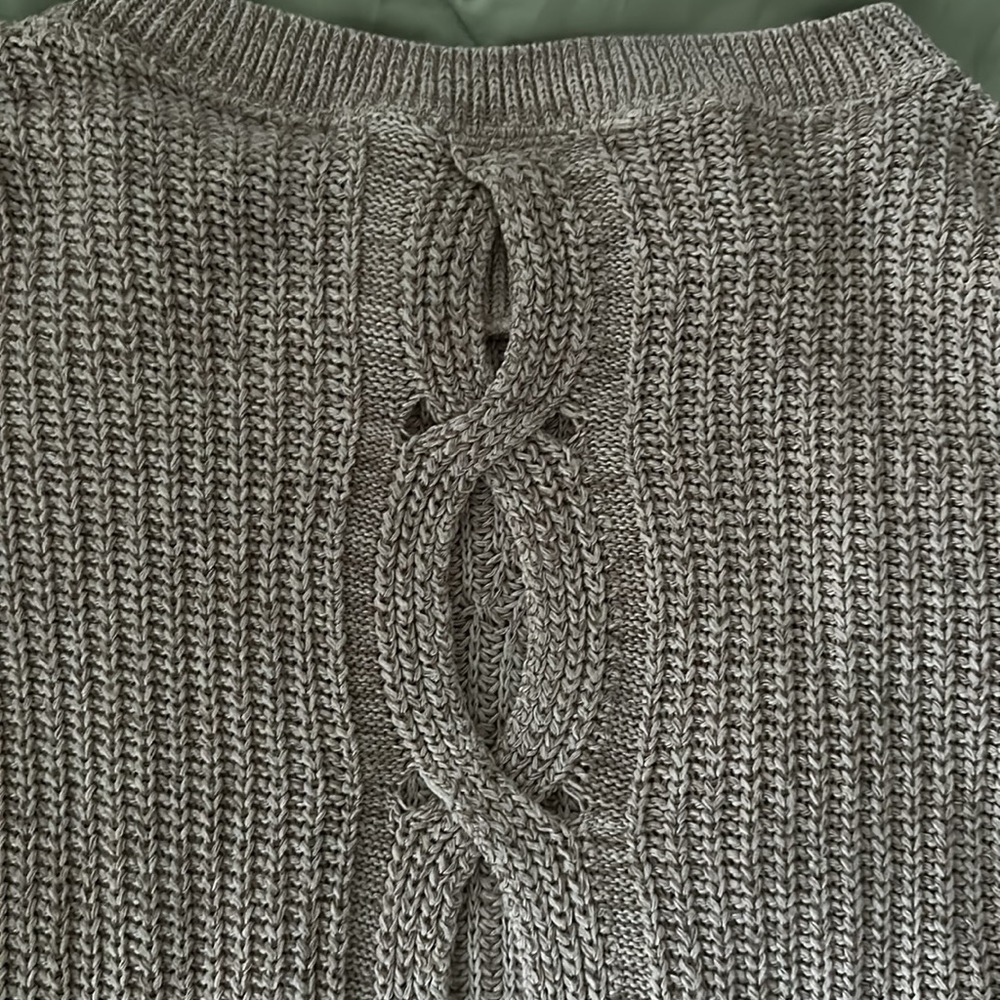 Express Partially Open Back Sweater - image 4